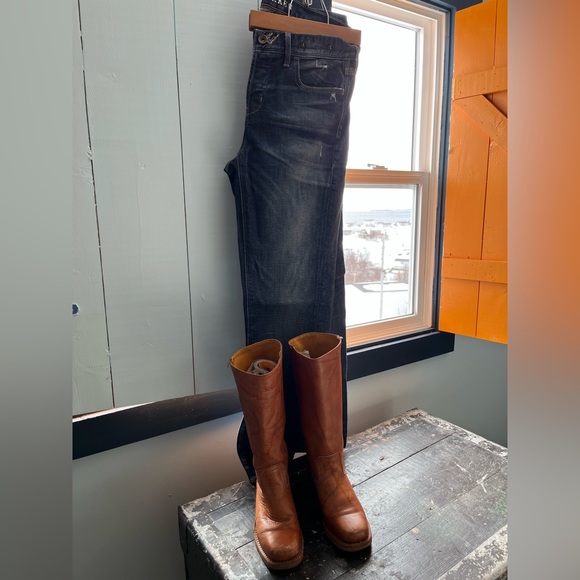 Madewell Rivet &Thread “Worker” denim. Sz27 - Picture 2 of 13